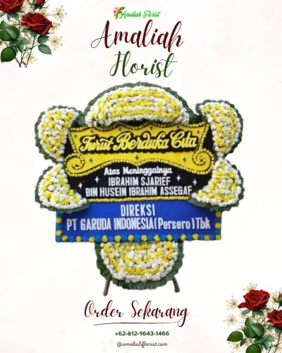 Papan Bunga Duka di Simasom