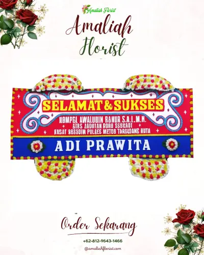 Karangan Bunga Ucapan Selamat di Simasom